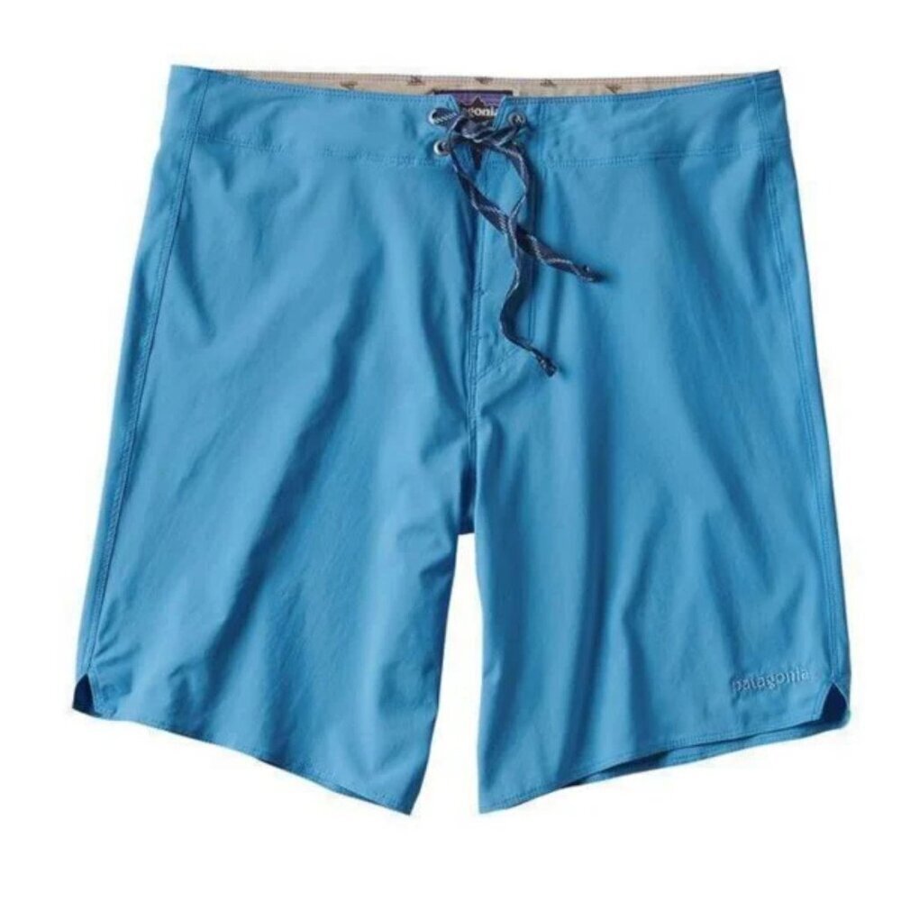 Patagonia Men's Blue Light and Variable Board Shorts Size 29 - 2606